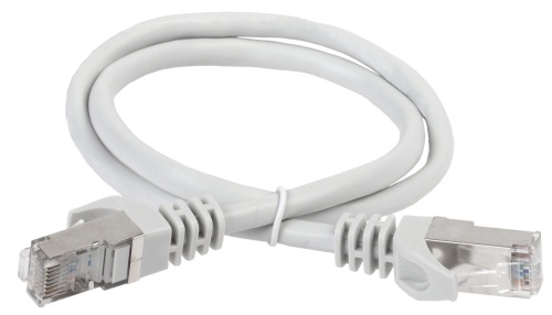 ITK Коммутационный шнур (патч-корд) кат.6 FTP LSZH 7м серый | код PC01-C6FL-7M | IEK